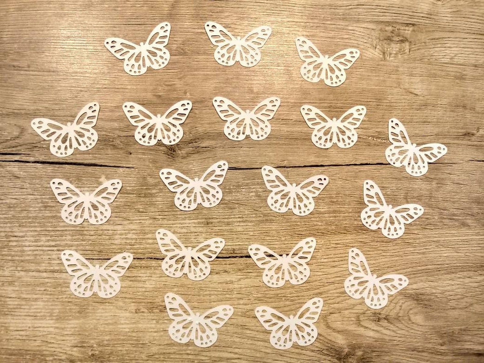 Paper Butterflies 50 Die Cut Butterflies Die Cuts Wedding Etsy