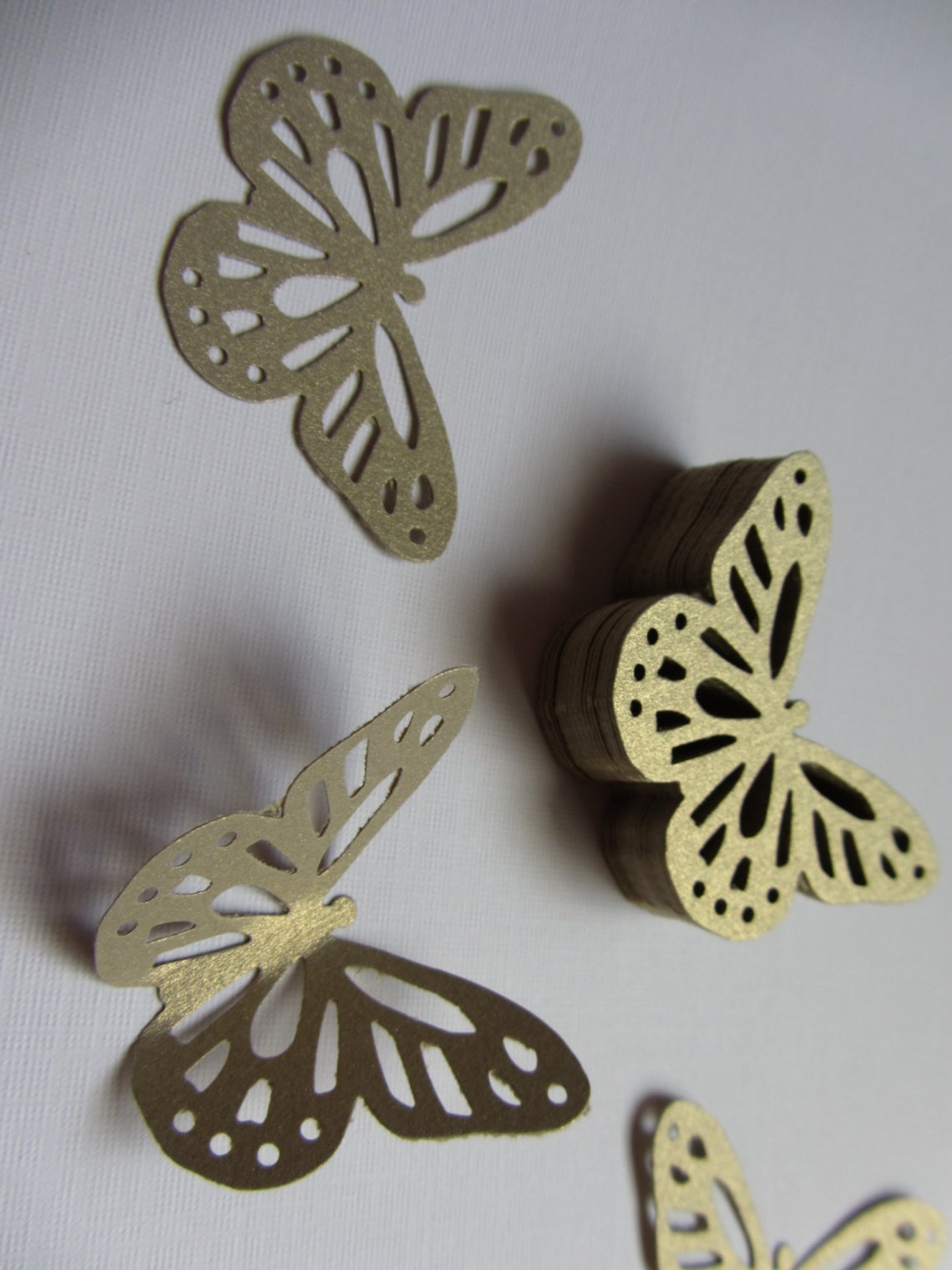 Paper Butterflies 50 Die Cut Butterflies Die Cuts Wedding Etsy