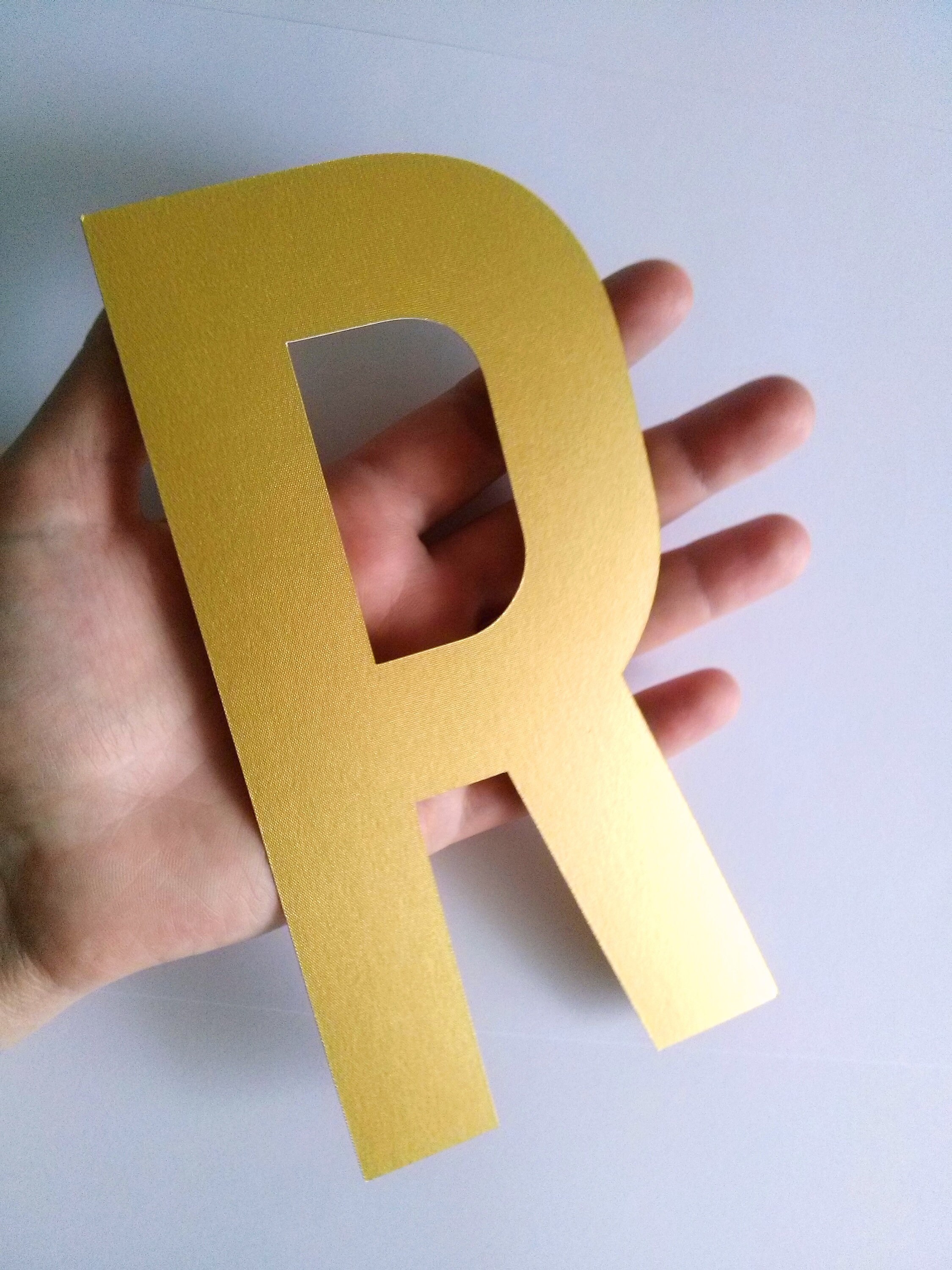 Extra Large Giant Gold Die Cut Paper Letters Gigantic up to Etsy