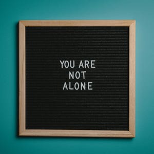 Arte de pared con letras motivacionales, salud mental, impresión artística digital, decoración estética