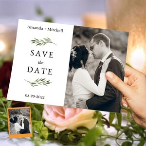 Personalisierte Save the Date Einladungen zur Hochzeit