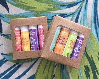 Collection of all Natural Lip Balms