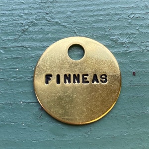 Personalized Brass Tags (Read Full Description Before Ordering)