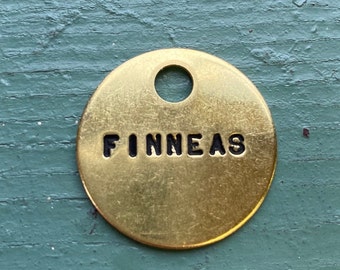 Personalized Brass Tags (Read Full Description Before Ordering)