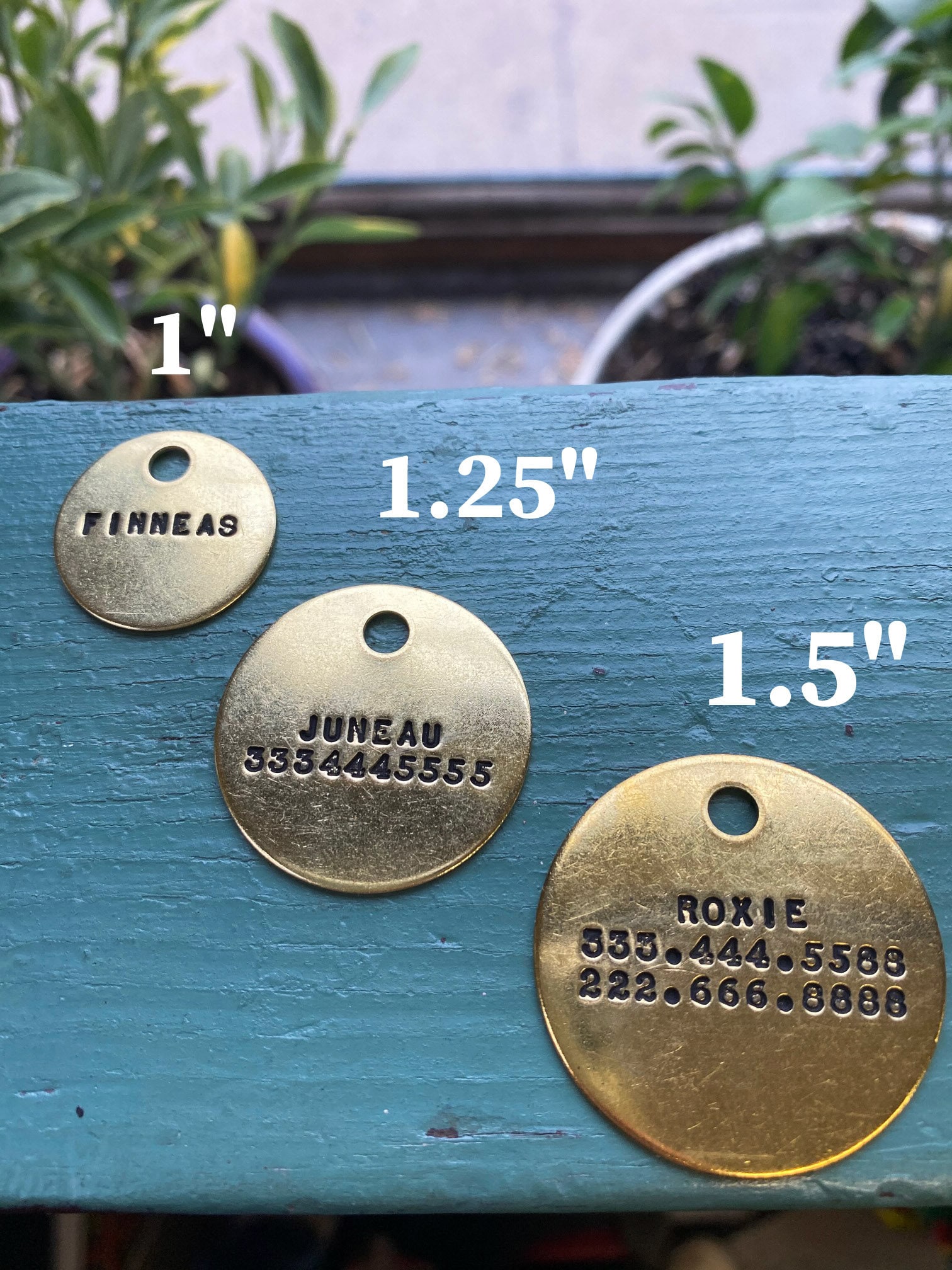 Personalized Brass Tags read Full Description Before Etsy