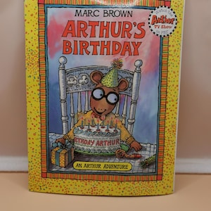 Marc Brown ~ Arthur's Birthday~ Inscribed 1989 First Edition