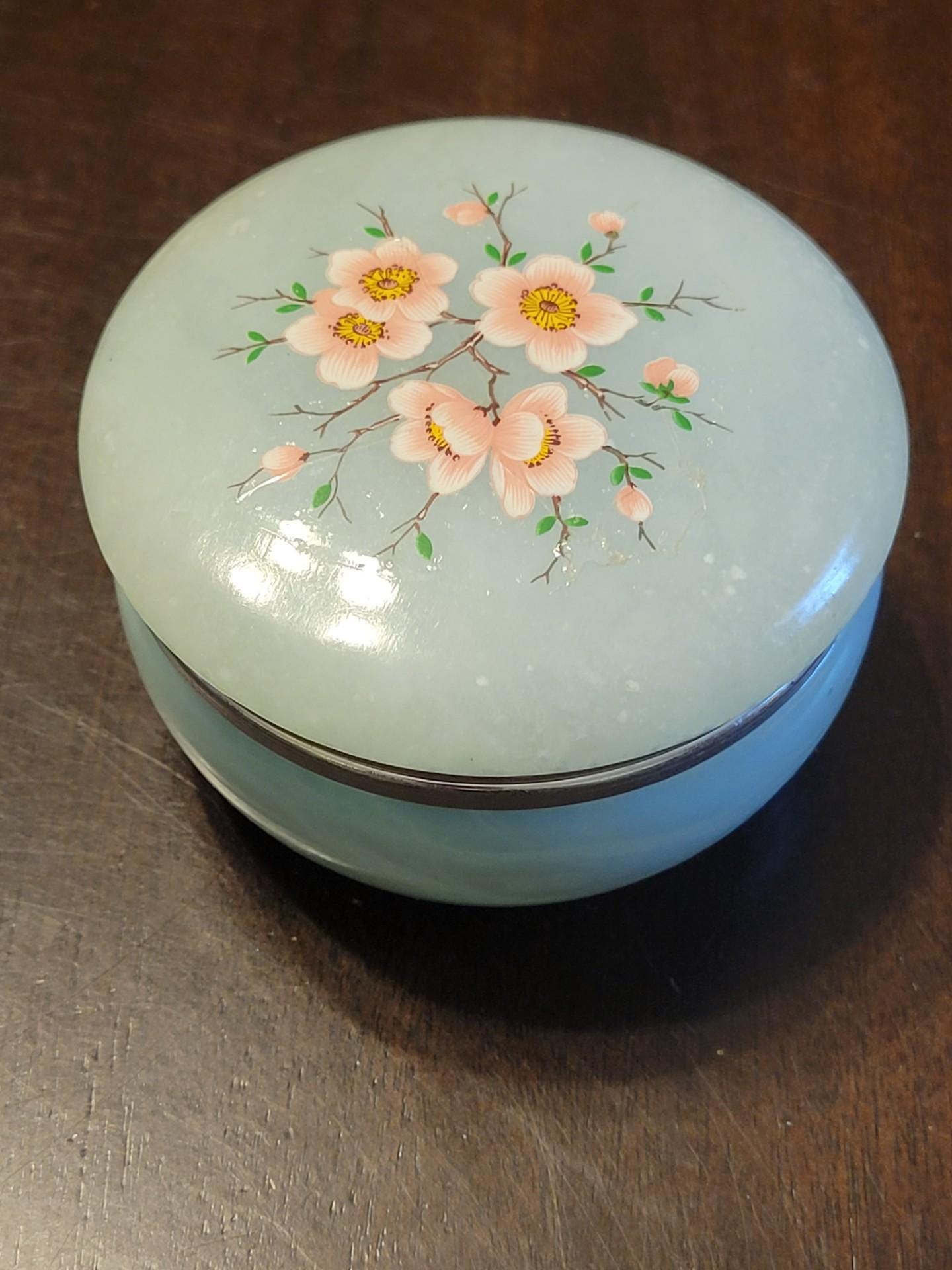 Genuine Alabaster Jar - Etsy