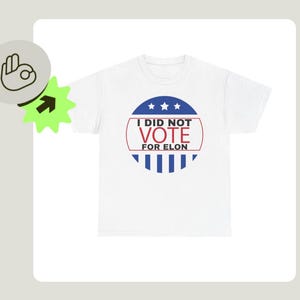 Political t shirt, elon