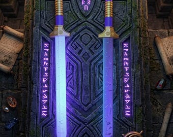Rumi Sword KPop Demon Hunters Cosplay Prop | 3D Printed Fantasy Weapon Replica | Anime Kpop Inspired | Convention Costume Accessory