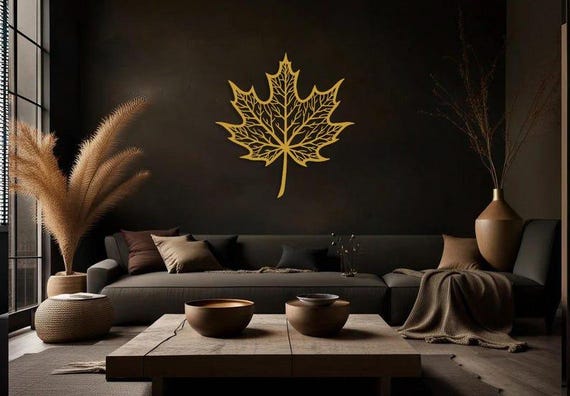 Maple Leaf Metal Wall Art