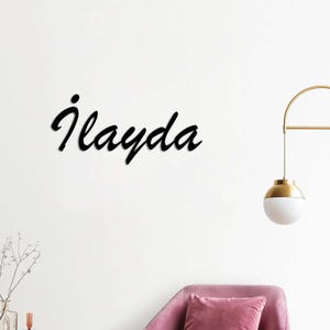 Custom Name – Metal Wall Sign