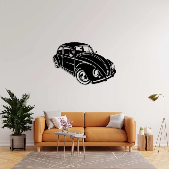 Classic VW Beetle – Car Metal Wall Art