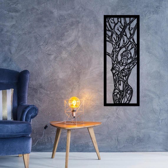 Women Tree of live, Metal Wall Art