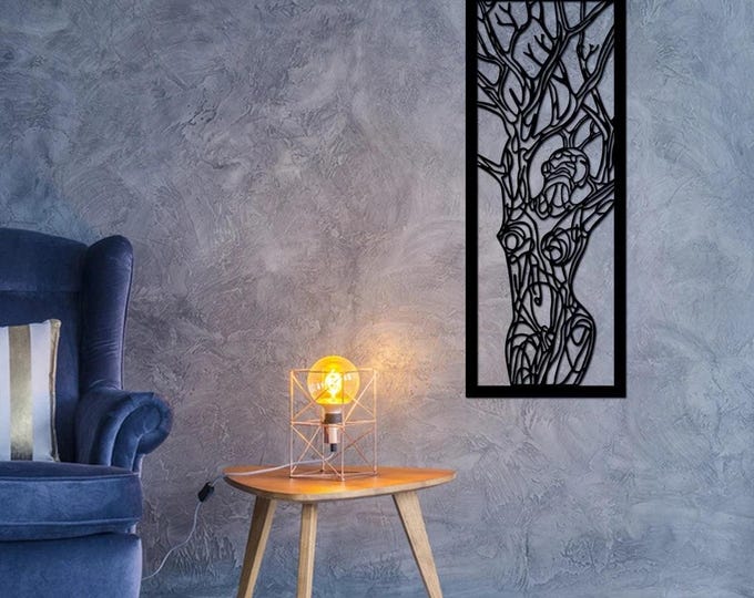 Women Tree of live, Metal Wall Art
