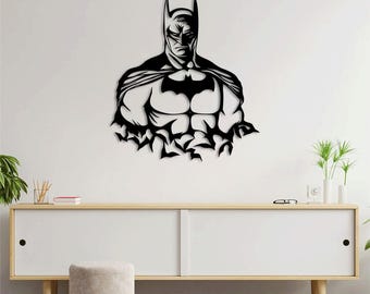 Gotham's Watcher – Batman Metal Wall Art