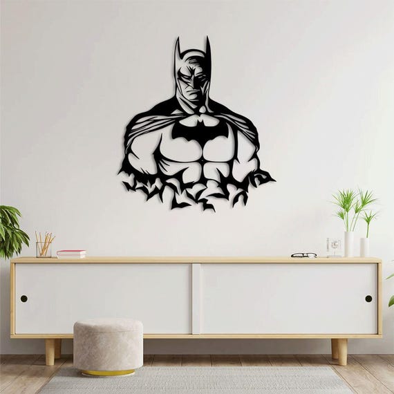 Gotham's Watcher – Batman Metal Wall Art