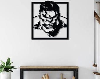 Hulk – Green Rage Metal Wall Art