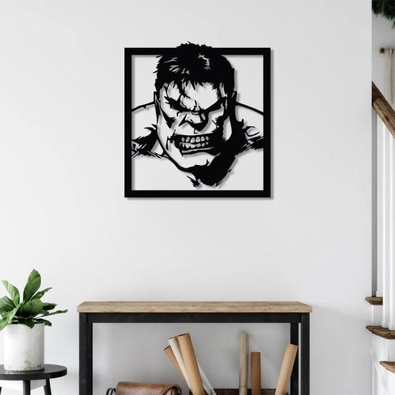 Hulk – Green Rage Metal Wall Art