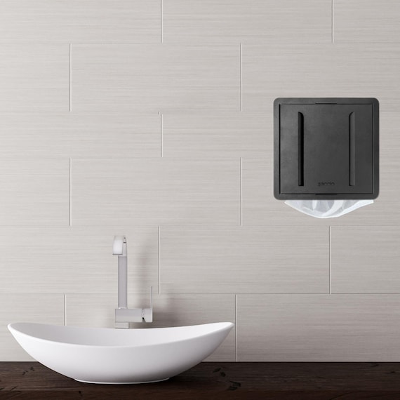 Wall-Mounted Napkin Dispenser • Modern Bathroom & Kitchen Organizer • Space-Saving Tissue Holder 9.8"x3.9"x9.8"/25x10x25 cm