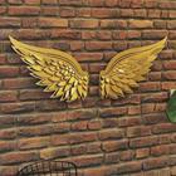 3D Metal Angel Wings Wall Decor, Metal Wall Art, Wall Hangings,