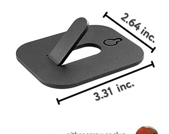 Hangor Stainless Steel Towel Hooks; 5 Colors; Adhesive or Screw Mount; Handmade Touch Promotion