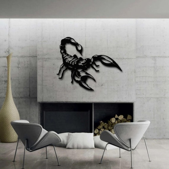 Scorpion, Metal Wall art 23″x18″/59×48 cm
