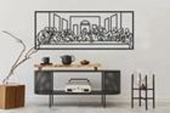 Jesus Last Supper Metal Wall Art by Leonardo Da Vinci Artwork