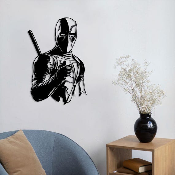 Shadow of Deadpool – Metal Wall Art