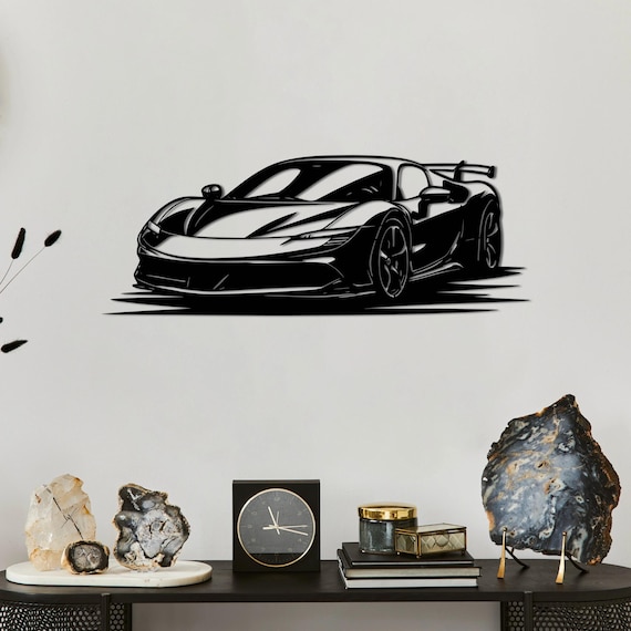Ferrari SF90 Stradale – Metal Wall Art