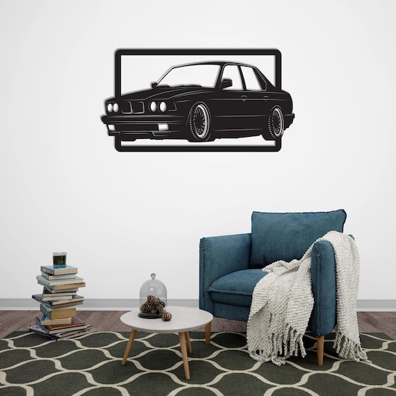 Classic BMW E30 – Metal Wall Art