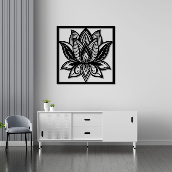 Lotus of Peace – Metal Wall Art