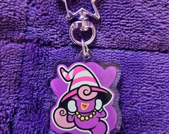 Double-Sided Shadow Siren - Keychain/Charm