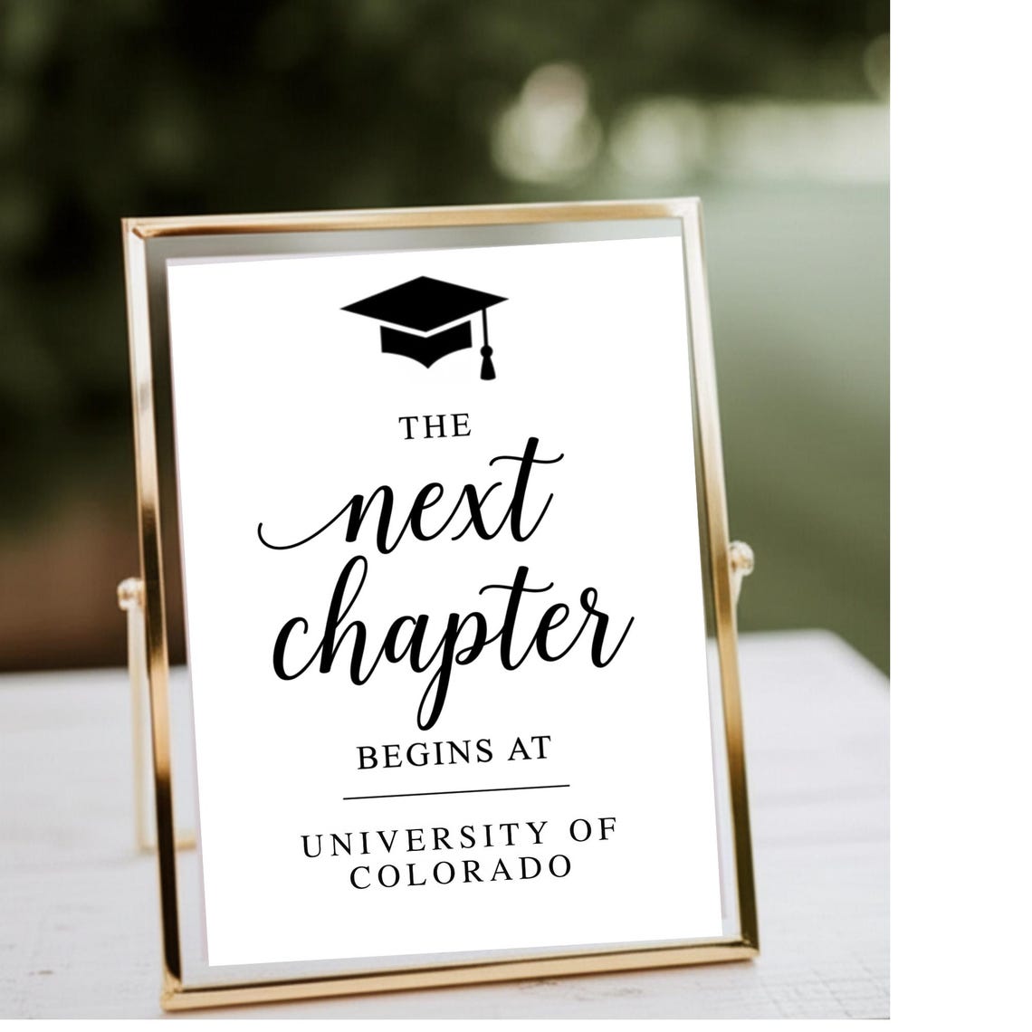 Graduation Next Chapter Sign Template, Graduation the Next Chapter ...