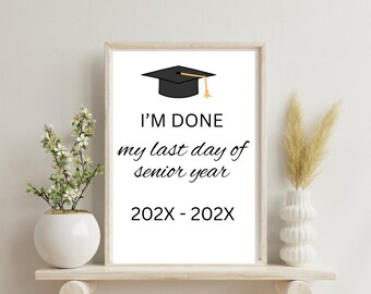 Abschluss-Schild „Congratulations Class Of 2024“ – 40,6x33 Cm, Wetterfest, Mit Pfählen, Für Garten & Hausdekoration