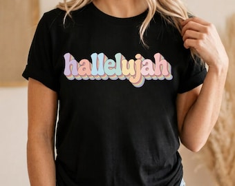 Hallelujah PNG, Trendy Christian sublimation, Christian Tshirt Graphic