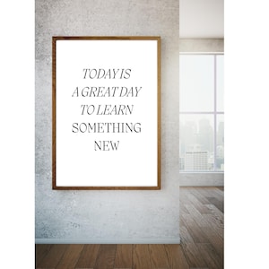 affirmation wall art for kids, inspirational classroom decor, kids room decor, positive classroom wall art, printable wall art