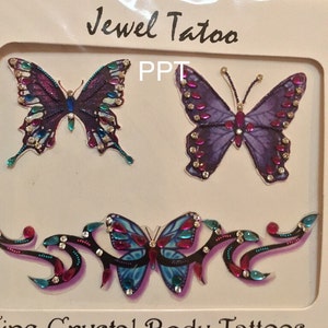 Fancy crystal Butterflies exclusively deisign for Definitions from Japan get three for price if one choose colors pgt ,brm Rmp ,Tpp or ppt