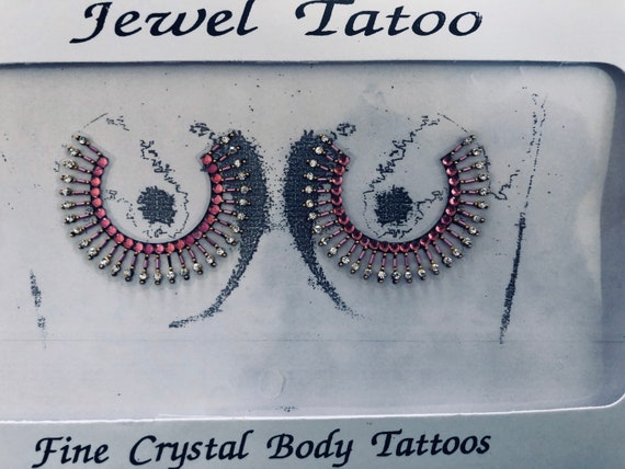 Nipple shields new 2020 sexy self adhesive reusable non piercing nipple pasties, made with crystal Swarovski stones used on it