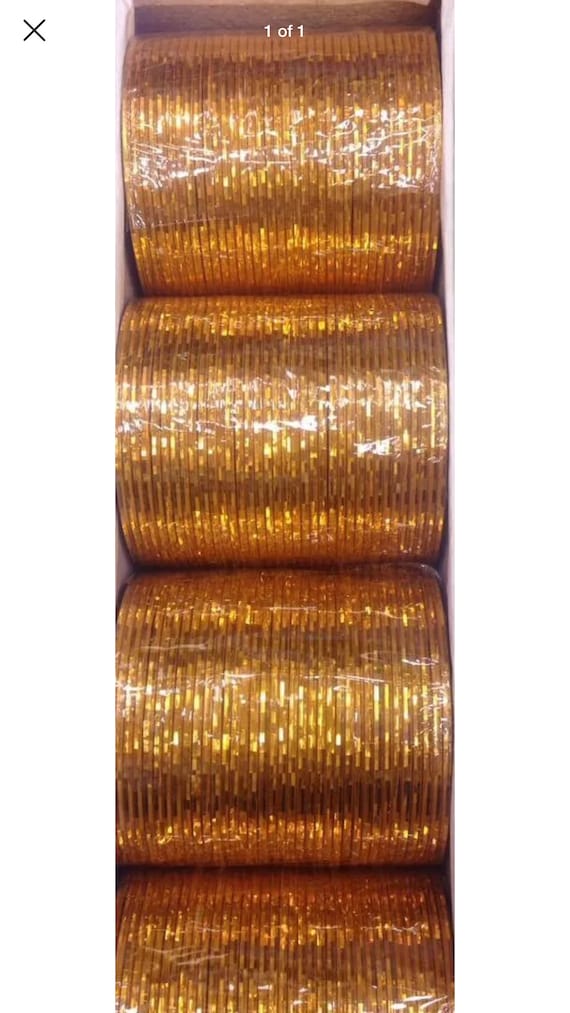 Gold bangles 144 ea shiny and glitter