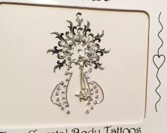 Crotch Tattoo prettiest ever just arrived 2017, wearable art vajazzle , princess look