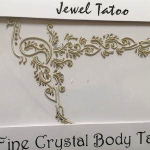 Body DIY cut save decorate body or just use as an arm into shoulder wearable Art crystals made with Swarovski stones