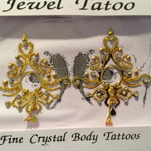 Majestic 2018 Nipple Crystals wearable art adorned with fine beads and swarovski stones , carnival , swingers favorite wearable art.