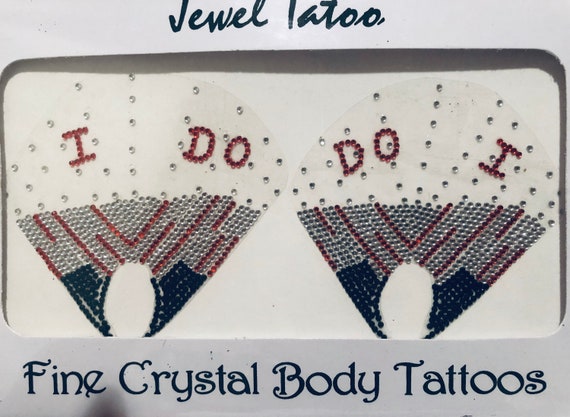 I Do Do I crystal nipple self adhesive patriotic to partner fashion statement self adhesive reusable crystals made with swarovski stones