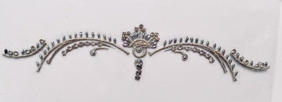 California tramp stamps redesigned Wearable artArt embeded , made with swarovski stones dangler