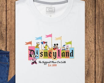 Retro Disneyland 1955 Family Trip Shirt