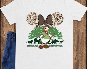 Animal Kingdom Daisy Shirt, Safari Daisy Duck Shirt, Disney Adventure Tee, Theme Park Vacation Shirt 2026