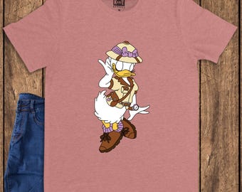 Safari Daisy Duck Shirt, Disney Daisy Graphic Tee, Adventure Style Daisy Shirt, Disney Outfit Gift Idea