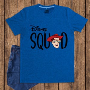 Disney Squad Shirt Woody Cowboy Tee Family Vacation T-shirt Magic Kingdom Outfits Custom Disney World Group Shirts Cute Disneyland Apparel image 10