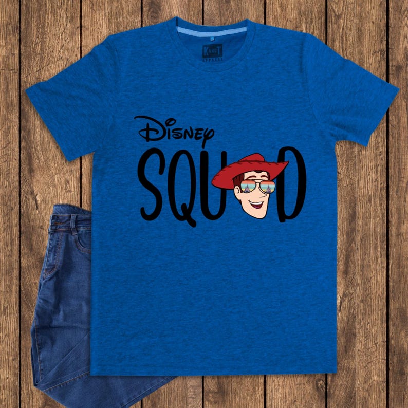 Disney Squad Shirt Woody Cowboy Tee Family Vacation T-shirt Magic Kingdom Outfits Custom Disney World Group Shirts Cute Disneyland Apparel image 10