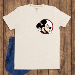 Vintage Mickey Mouse shirt ,Retro Disney character cotton tee, classic cartoon Graphic top image 9
